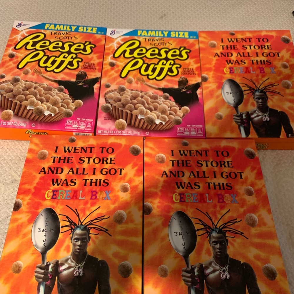 Travis scott collection cereal